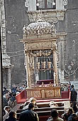 Catania, Sant Agata, the fercolo detail
